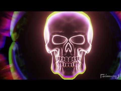 VJ LOOP SKULL NEON COLORS ACID TRIP BACKGROUND - HD DJ LOOP - Portfolio - Gabriel - Skulloopist