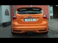 Video: Fox Edelstahl Sportauspuff Mittig Ford Focus 3 ST