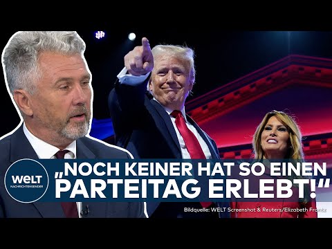 REPUBLIKANER-PARTEITAG: Perfekt inszenierte Trump-Show! USA-Experte Erik Kirschbaum zieht Bilanz!