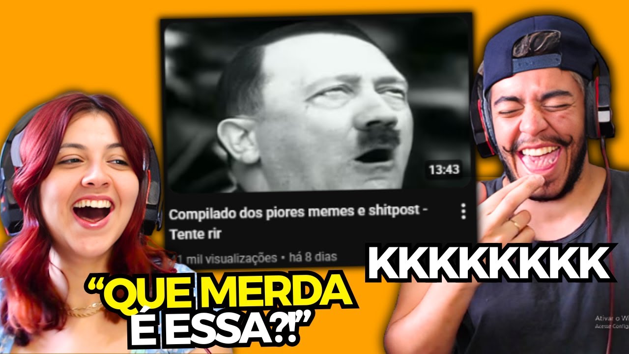 Compilado dos piores memes e shitpost - Tente rir | REACT
