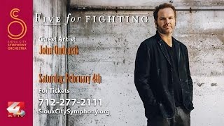 Five for Fighting with the Sioux City Symphony - Feb 4 2017