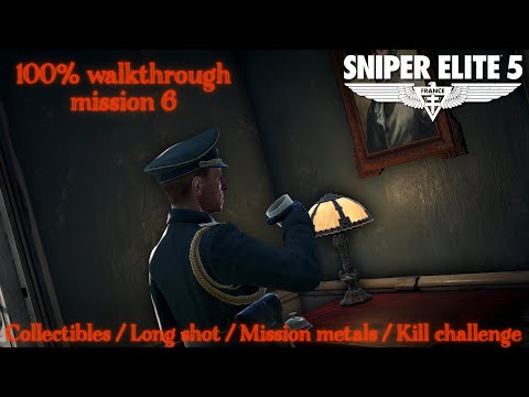 Sniper Elite 5 Fast 100% walkthrough mission 6 / Liberation