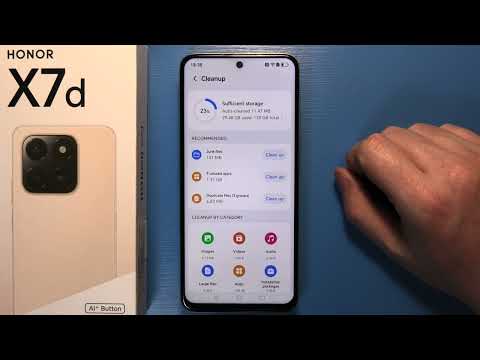 Honor X7D - How to Clean Storage Free Up Space