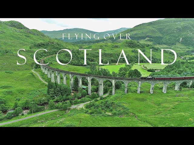 Beautiful scotland (highlands / isle of skye) aerial drone 4k video