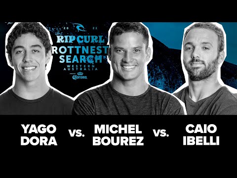 Yago Dora / Michel Bourez / Caio Ibelli HEAT REPLAY Rip Curl Rottnest Search Seeding Round