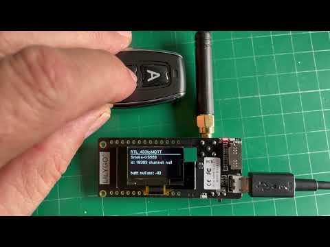 Testing frequency. hacking and identifying. lora 433 mhz