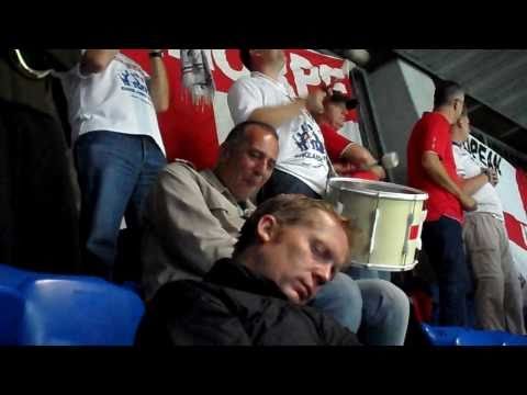 England Supporters Band v The Incredible Sleeping Man Basel Switzerland 2010