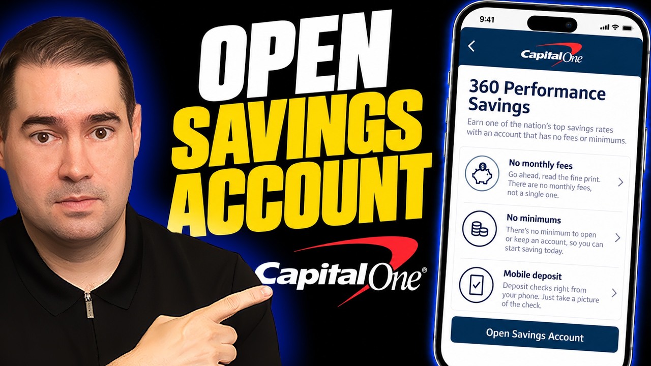How to Open a Capital One High Yield Savings Account ( HYSA)