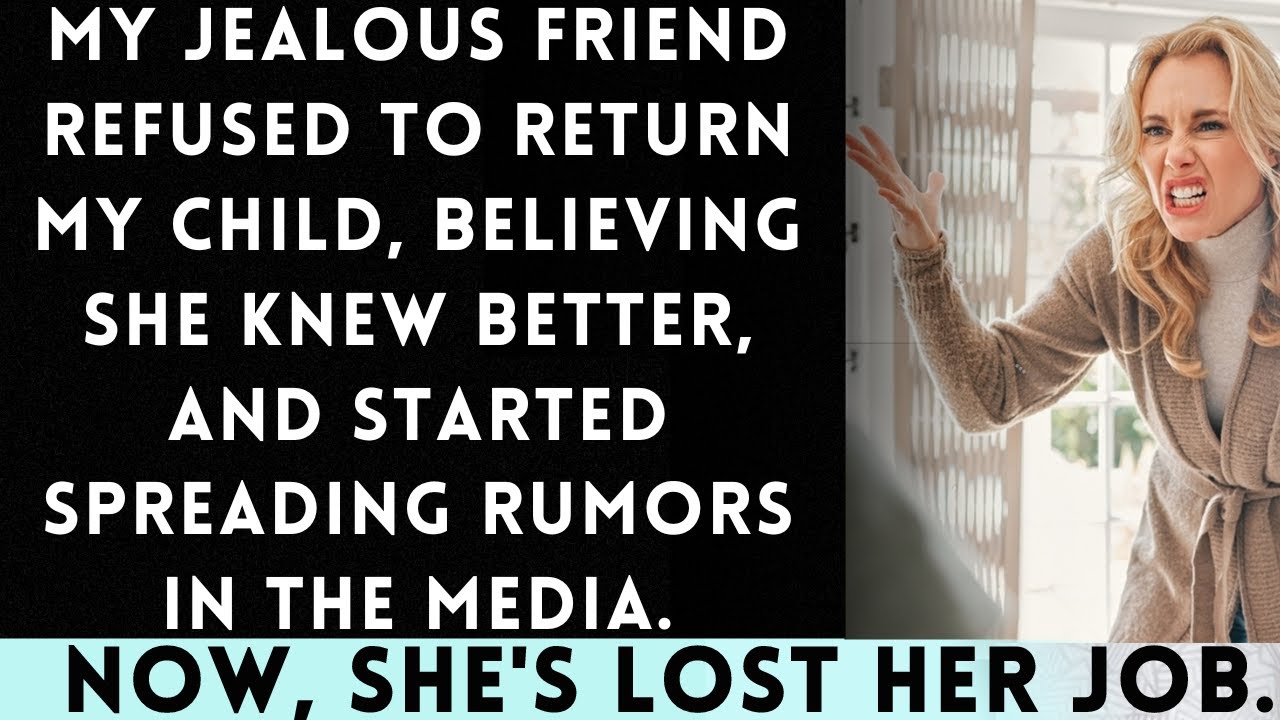 My jealous Friend Refused to Give Back My Baby, Thinking She Knew Best, But Then Everything Changed
