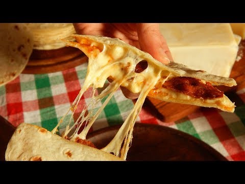 Quesadillas Sincronizadas de Queso, Panceta y Salsa - #LaNOReceta - CUKit!