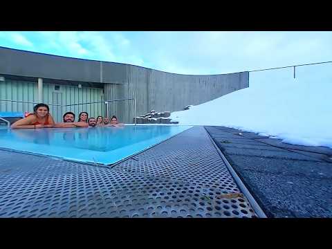 A Stunning 360° Road Trip to Skógafoss and Iceland’s Snowy Thermal Spa