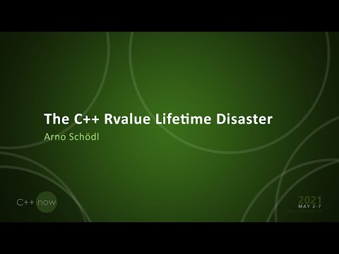 The C++ Rvalue Lifetime Disaster - Arno Schödl - [CppNow 2021]