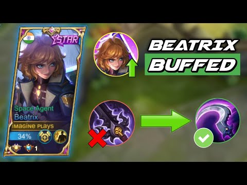 BEATRIX IS BACK IN META? | BEATRIX BUFF | LEARN FROM THE BEST | MLBB