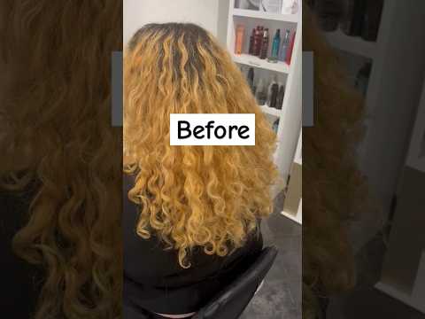 Before and After Copper Hair Color and styling...