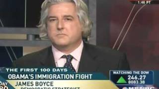 James Boyce and Ben Port debate immigration reform on MSNBC, 4.9.09
