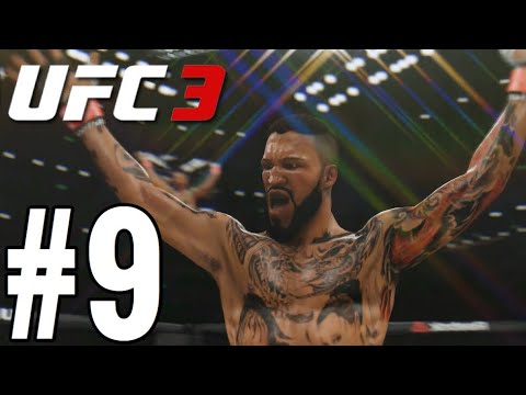 UFC 3 Lightweight Career Mode Walkthrough Part 9 - QUICK KNOCKOUT!