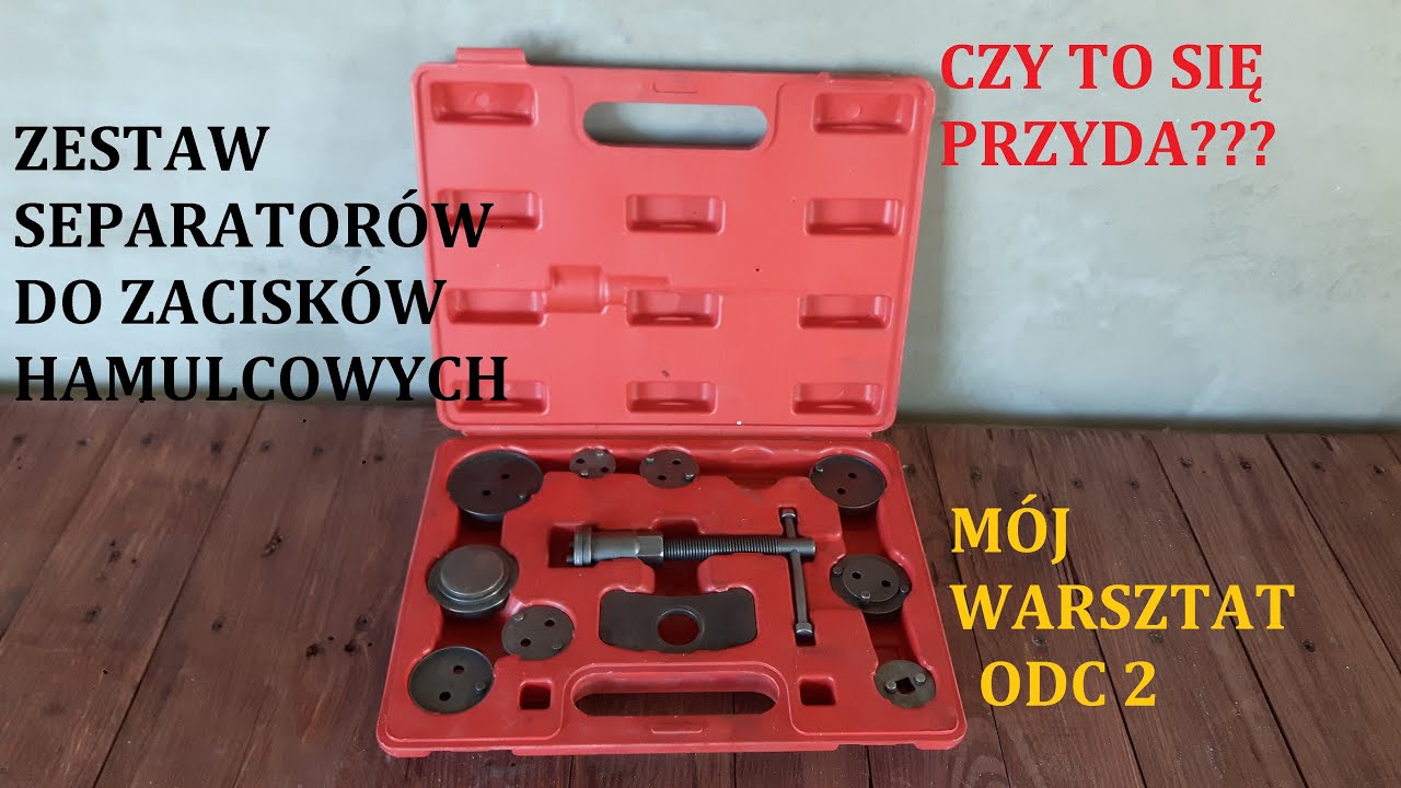 Czym wciskam tłoczki Hamulcowe. Zestaw separatorów do zacisków hamulcowych