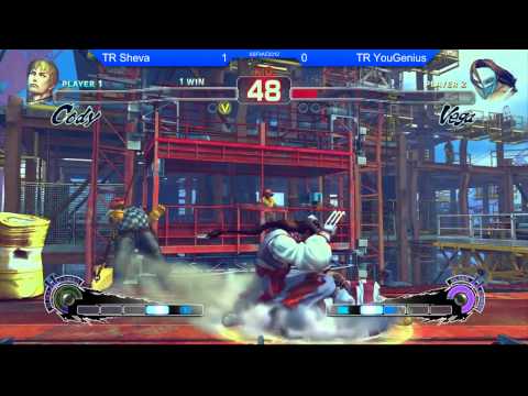 SSF4AE2012 offline ft3 - TR Sheva (Cody) vs TR YouGenius (Claw)