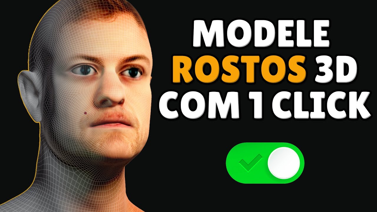 Como criar rostos realistas em 3D a partir de fotos: Tutorial completo