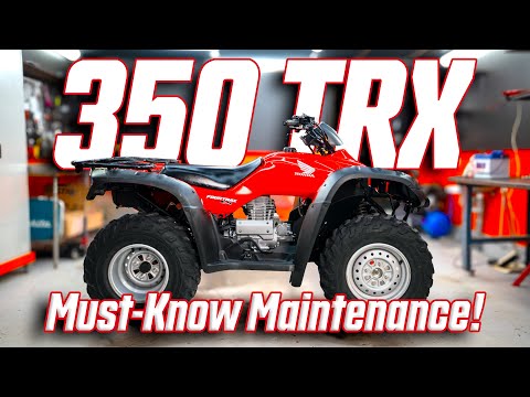 Honda TRX 350 FE: The Must-Have Maintenance Guide for Every Owner!