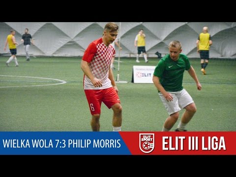 WIELKA WOLA 7:3 PHILIP MORRIS - ELIT III Liga ZIMA 2017