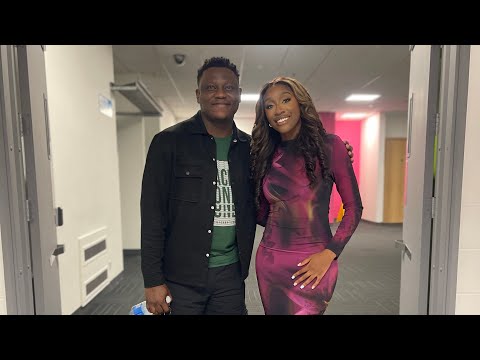 Annatoria , Sunmisola , Yinka Okeleye and friends sing My Worship together backstage in Birmingham.