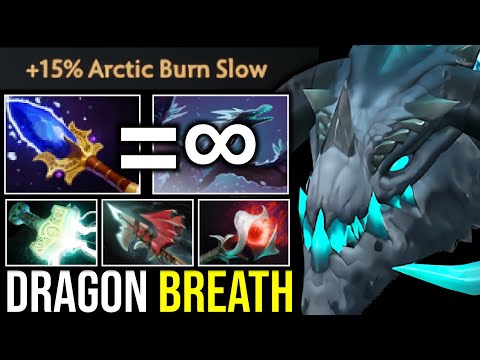 UNLIMITED DRAGON BREATH..!! Aghanim Scepter Winter Wyvern 7.25 | Dota 2