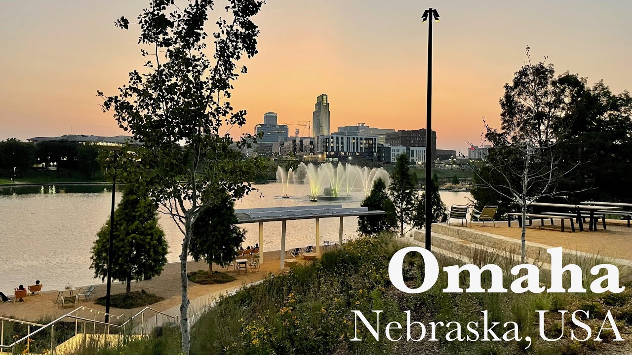 Immersive street-level walking tour through Omaha, NE, United States, showcasing authentic urban landscapes, local architecture, and the vibrant atmosphere of the city's neighborhoods