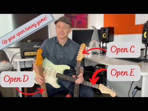 Up your Open Tuning game - understand Open C / D / E tunings!