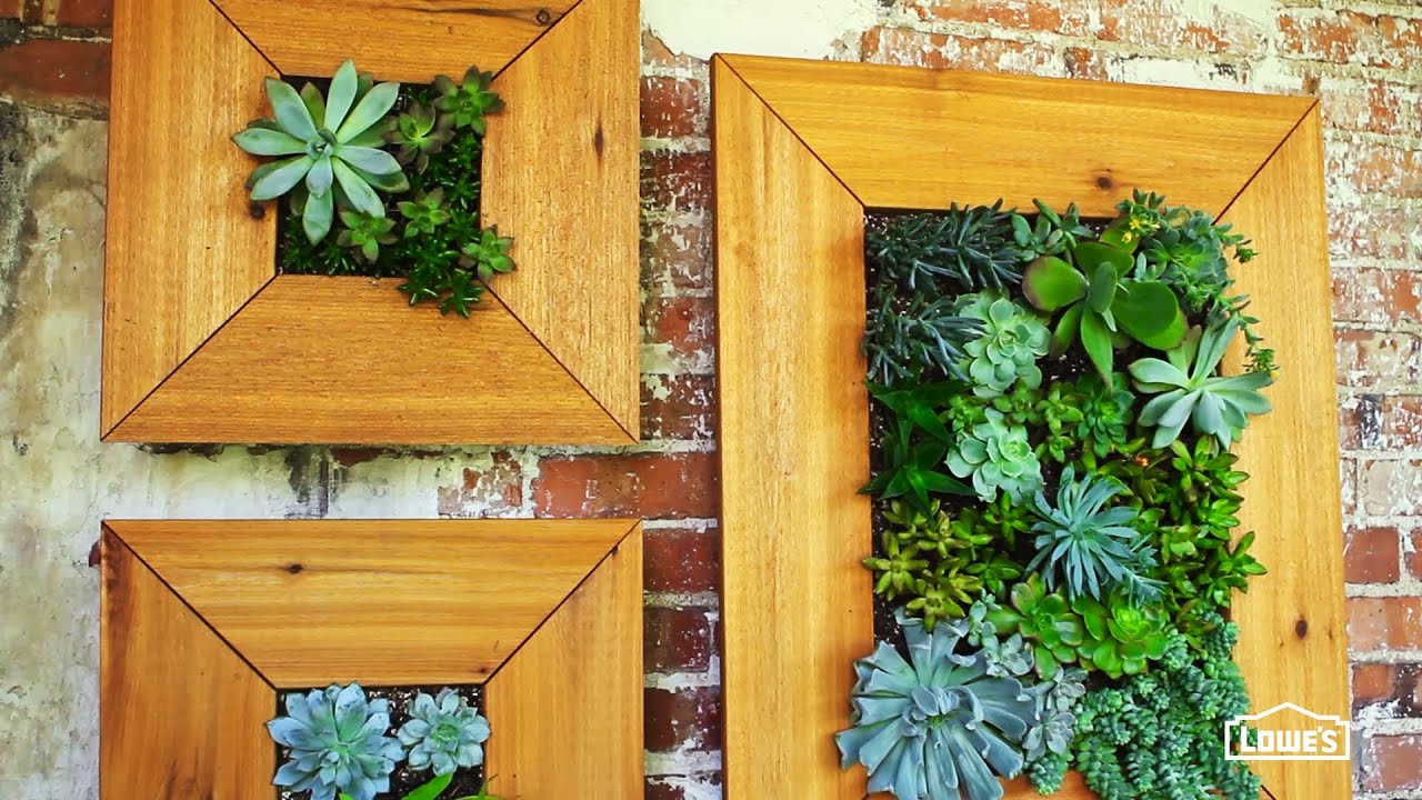 DIY Vertical Succulent Garden
