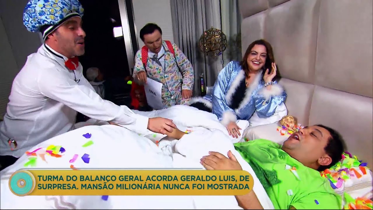 Turma do Balanço Geral SP invade mansão de Geraldo Luís