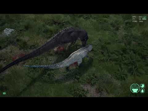 Rex Trying To Take My FOOD - Allo vs Rex 1v1 - The Isle Legacy Gameplay