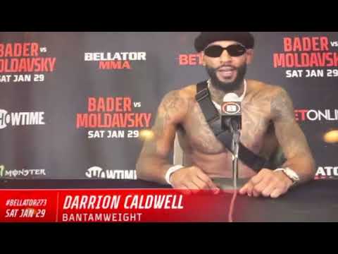 Darrion “The Wolf” Caldwell, with a simple message for Enrique Barzola: