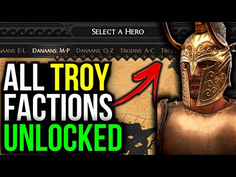 FACTION UNLOCKER MOD - Total War Saga Troy Mod Overview