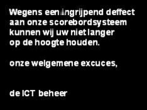 Een hilarisch voetbalverslag