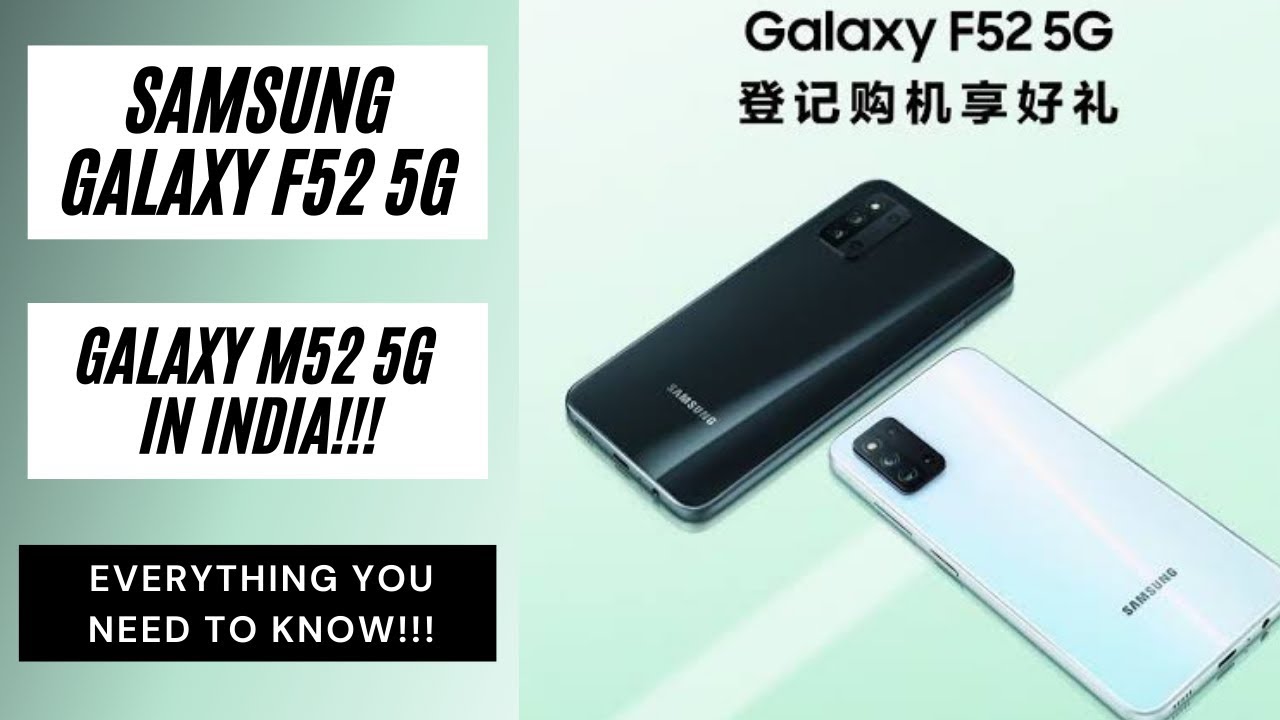 Samsung Galaxy F52 5G Launched| Galaxy M52 5G in India??? | Everything You Need To Know!!!