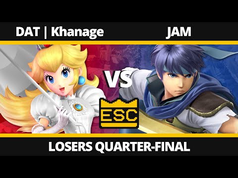 ESC 81 - Losers Quarter-Final - DAT | Khanage (Peach) Vs. JAM (Ike) - SSBU Tournament