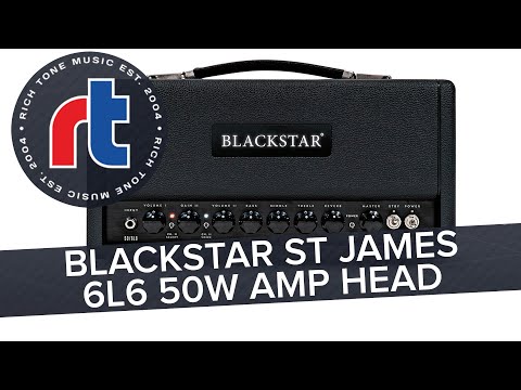 Blackstar St. James 50 6L6 50w Valve Amp Head Demo