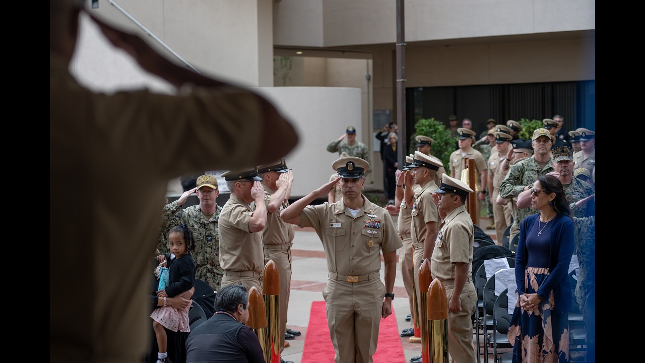 NMRTC San Diego Changes Command Master Chief