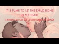 The Mary Onettes - Explosions [letra en español e inglés] [lyrics]
