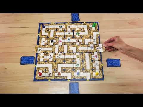 Ravensburger stalo žaidimas labirintas video