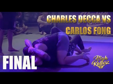 WHITE BELT FINAL: Charles Decca vs Carlos Fong - High Rollerz Sin City Open - No-Gi Jiu Jitsu
