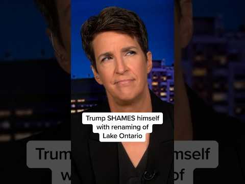 Trump SHAMES himself with renaming of Lake Ontario