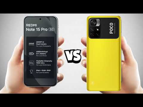 Redmi note 15 pro 5g vs poco m4 pro full comparison.