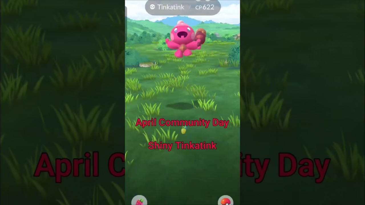 April Community Day Shiny Tinkatink Pokemon Go
