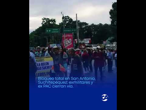 🚨 Así es el panorama en San Antonio, Suchitepéquez