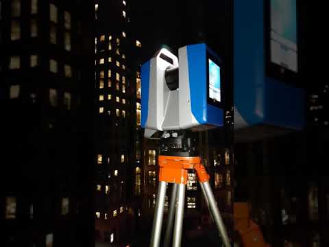 ZF 5016 Laser scanner night job.