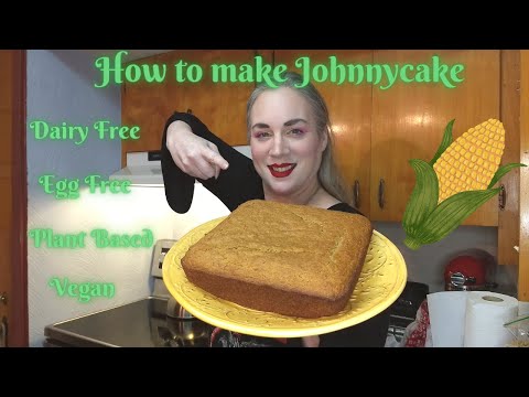 How to make Johnnycake Dairy Free Egg Free Plant Based Vegan | Recipe 26