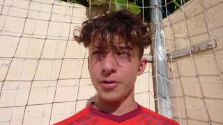 Pablo, jugador del Cadete del CF La Nucía, dedica su ultima victoria a su padre enfermo