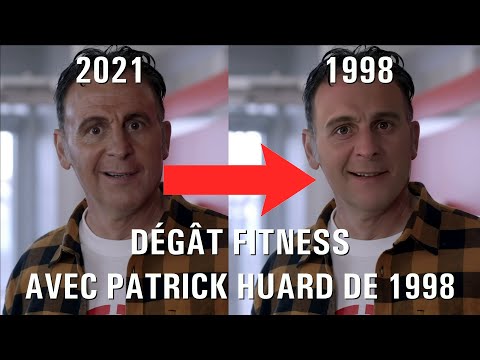 [DEEPFAKE, RAJEUNISSEMENT] Dégât Fitness avec Patrick Huard de 1998.